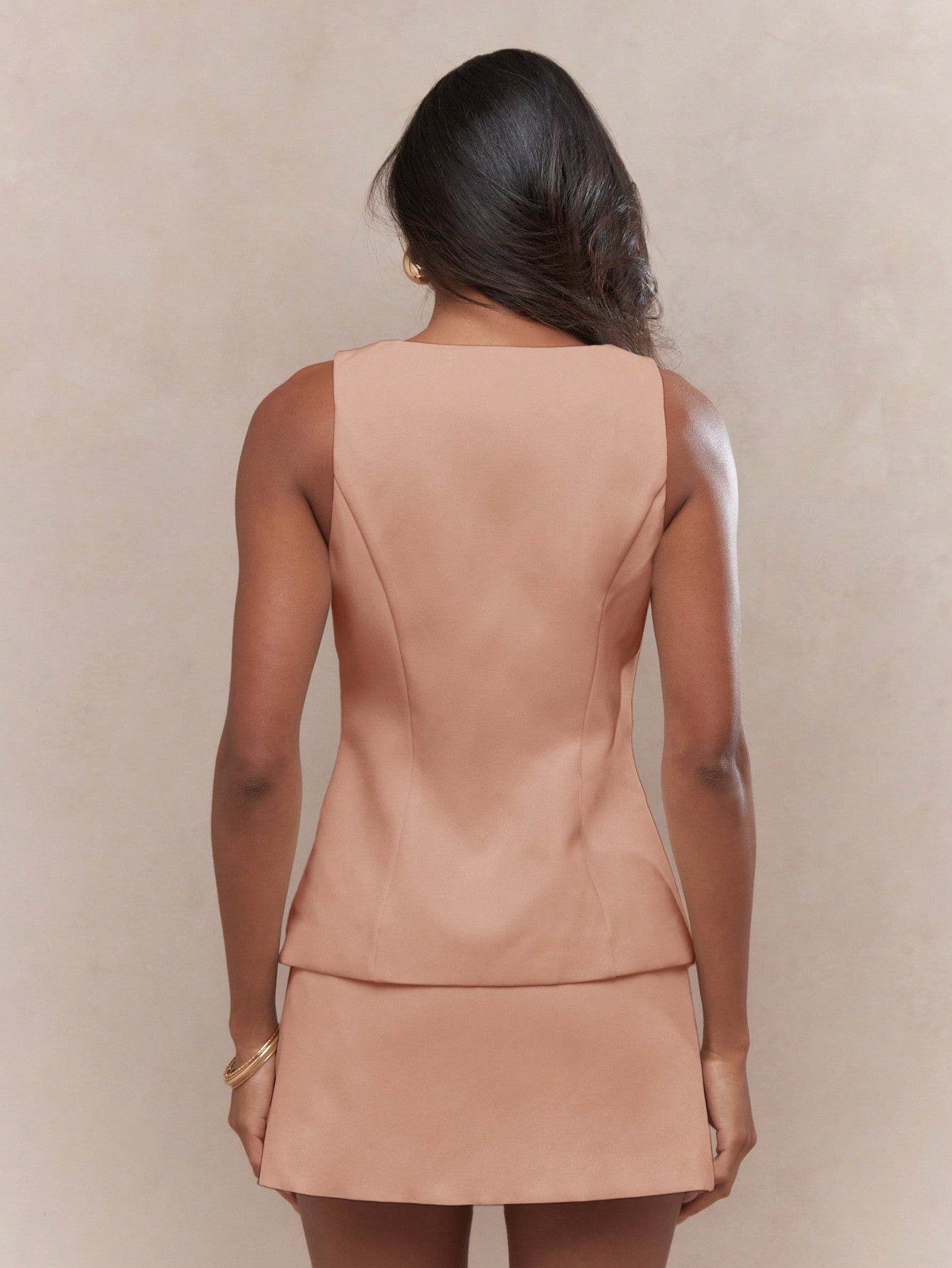 DIVINE - Vest & Mini Skirt Co-Ord Set